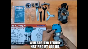 NRT-PRO RT 700 HD Mesin Profil Kayu 6mm 2 In 1 Router Variable Speed RT700HD RT700 RT 700