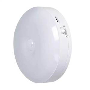 2024 New Automatic Human Body Induction Night Light Smart Voice Control Rechargeable Corridor Hallway LED Lamp Home Decor