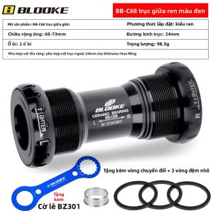 BLOOKE | Crankset Trục Động Lực Hợp Nhất Bạc Đạn Gốm Rỗng