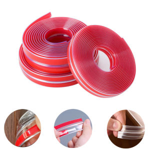 Anti Collision Baby Proofing High Quality PVC Transparent Table Edge Protector Self Adhesive Kids Safety Airbag Furniture Bumper