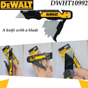 DeWalt | DEWALT DWHT10992 Foldable Utility Box Cutter Quick Change Blade Pocket Knife with Internal Spare Blade Storage