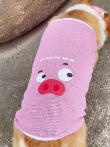 Áo ba lỗ thun lưới thoáng khí cho chó to lớn và vừa in hình - Đen Ta Pet shop