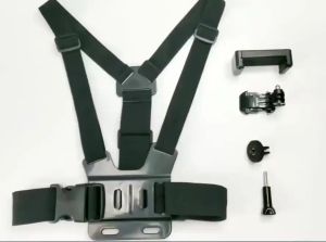[จัดส่งตลอด 24 ชั่วโมง] สายคาดอกพร้อมอุปกรณ์ GoPro สายรัดหน้าอกสำหรับโทรศัพท์มือถือ ใช้ได้กับโทรศัพท์ทุกรุ่น สายรัดกลม 360 องศา Chest Strap Belt Body Tripod Harness Mount for GoPro Hero 11 10 9 8 7 6 5 4 3 SJCam YI Sport Camera