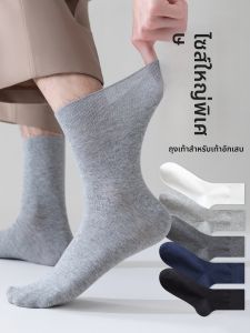 JINGCHI | Large Size Mens Socks Summer Thin Mesh Mid-Calf Anti-Odor 45 Size Big Foot 48 Extra Wide Mens Socks Breathable Sport Style