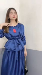 SH - Stelan Rok dan Atasan Bahan Satin Premium