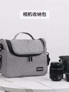 Lasvea Sony DSLR Camera Bag Shoulder BagWaterproof BagCanon Nikon Diagonal Camera Bag Micro Single Bag portable Storage Bag(Black/Grey)