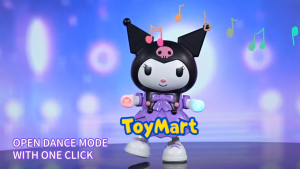 Kuromi Robot Doll Funny Dancing Electric Toy Music Light & Happy Moves for Kids