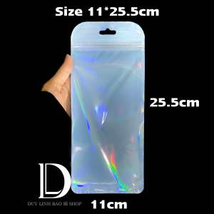 (Bịch 50cái) Túi zip Blue Pastel  túi Zipper đẹp đựng Phụ Kiện Trang Sức nail mi túi zip trong suốt Duy Linh Shop…