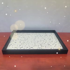 MOLORE | Minimalist Luxury Spotted Leather Horsehair Decorative Tray