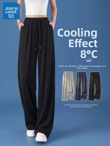 Jeanswest | Quần Dài Thoáng Mát Chất Liệu Lụa Băng Suông Rộng