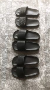 Dép đúc nam quai ngang đen siêu nhẹ 4 vạch dép thời trang đi sân vườn cà phê du lịch