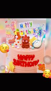 PAJANGAN KUE ULTAH MINIATUR MOTIF HEWAN ANIMAL TOPPER CAKE HAPPY BIRTHDAY / HIASAN BONEKA LUCU