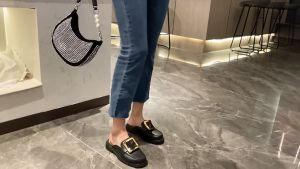 JYE. Ladies 2CM Block Casual Sandals Korean Cute Wear Slides #SS84 (Standard Size)