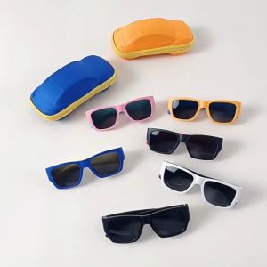 Kính râm chống nắng đẹp cho Bé trai bé gái form vuông Hàn Quốc đi du lịch nhiều màu hot mã T8869