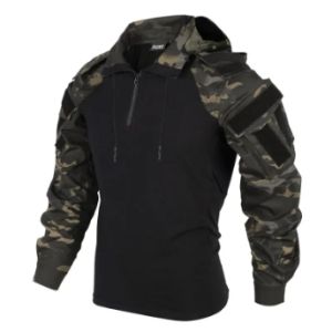 Tactical Military Uniform Set Breathable Frog Shirt + Multi-pocket Cargo Pants Wear-resistant Combat Suit for Airsoft Hunting