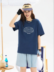 Gbiaior | Short Sleeve Letter Print Womens T-Shirt