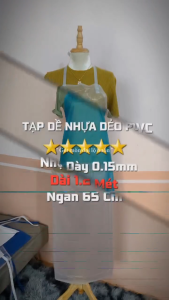 Tạp Dề Nhựa Trong PVC Cao Cấp Chống Thống Nước - 10 Chiếc. Yếm Nhựa Chống Thấm Nước. Nhựa Dày Dùng Bền