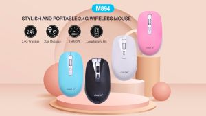 OKER เมาส์ไร้สาย STYLISH AND PORTABLE 2.4G WIRELESS MOUSE M894