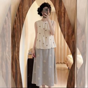 PAIBOLI | French Style Elegant Plus Size 2 Piece Set Slimming
