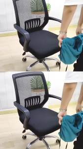 Office Swivel Gaming Chair Cover Removable Office Chair Cover Seat Dining Room Chair Slipcover Elastic Stretch Cover Sofa Seat Cushion Cover