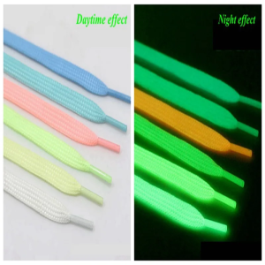 1Pair New Luminous Shoelaces Kids Adult Sneakers Fluorescent Shoelace Boots Flat Laces Shoes Accessories 80/100/120/140cm