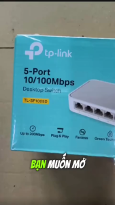 Switch chia mạng 5 PORT TP-LINK TL-SF1005D Trắng Chính Hãng