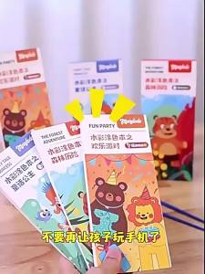 Kids Portable Watercolor Painting Book Paint With Water Brush Gouache Graffiti Picture Coloring Drawing Toys Kindergarten Gifts