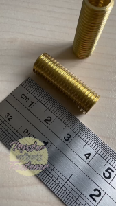 5PCS Sok Bos Drat M6XM8 Blok Mesin Besi KUNINGAN Baut Dalam 10 Luar 12 Panjang 27mm