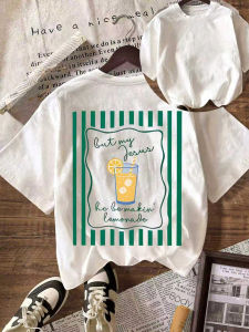 My Jesus He Be Makin Lemonade Graphic Tee for Women Jesus Lemonade Shirt Casual Round Neck Short Sleeve T-Shirt Female Clothing