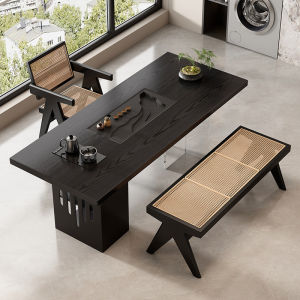 Zakka Style Solid Wood Tea Table