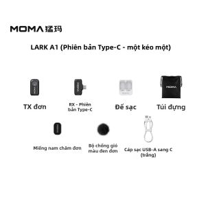 Hollyland | Micro Không Dây Dopamine Mini Dạng Măng Sét cho Điện Thoại Phát Sóng Trực Tiếp