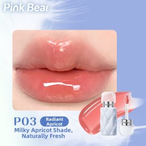 Pink Bear | Plumping Honey Lip Gloss Mirror Finish With Sparkle