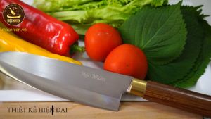 Dao Thái Siêu Sắc Rèn Thủ Công 100% Từ Thép Không Rỉ Cao Cấp - Thương Hiệu Dao Nhà Bếp Mộc Nhiên Phúc Sen Chính Hãng - Hàng Xuất Khẩu Mã MN-DB53