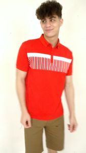 Forest Stretchable Soft Cotton Short Sleeve Cut & Sew Men Polo T Shirt | T Shirt Lelaki - 23787