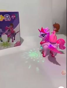 Electric Princess Flying Carriage Toy With Musical Lights Quality