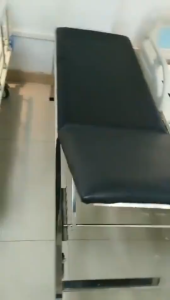 เตียงตรวจโรคทั่วไป เเสตนเลส (ฟังก์ชันยกระดับ 0-75° ) ขนาด 190*65* 80cm ขาพับได้ แข็งแรงทนทาน โหลดน้ำหนัก ≥200Kg