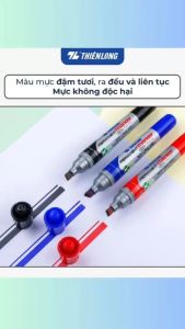 Bút lông dầu 2 đầu lớn Thiên Long PM-09 hàng chính hãng Thiên Long.