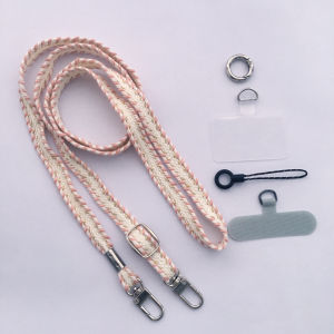 Best-Selling in Stock Gold Silk Jumping Point Mobile Phone Strap Mobile Phone Lanyard Crossbody Retractable Bag Camera Accessories Bandlet