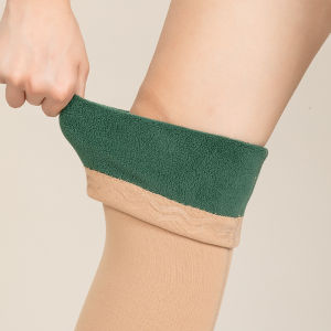 Warmth-Keeping Extra Long Winter Knee Pads German Velvet Anti-Slip Ties for Middle-Aged And Elderly People Cold Leg Knee Protector