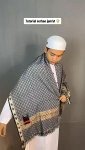 SORBAN IMAMAH JUMBO SONGKET SUPER PREMIUM AL BALYA