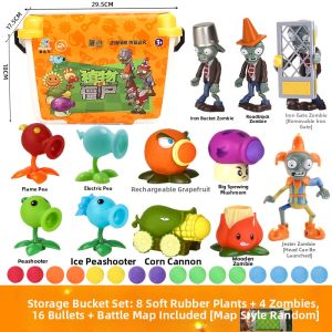 CHANZHE | Plant vs Zombies Soft Gel Toy Set