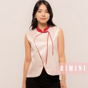RIMINI - Blouse Cheongsam Wanita Tanpa lengan Size XS-XL - ZhiHui Top CC30667-1