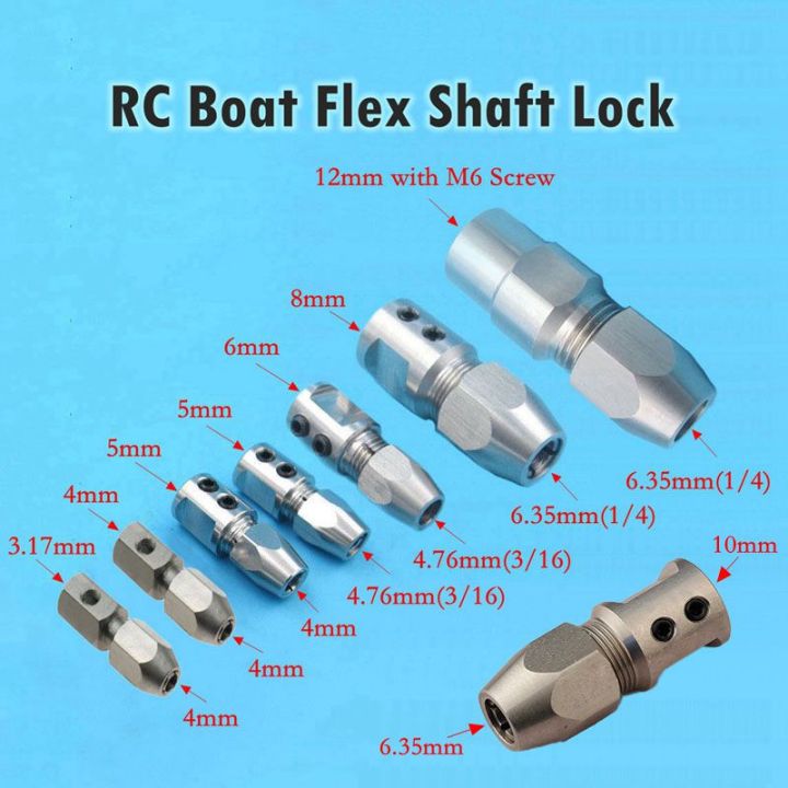 RC Boat Collet Flexible Shaft Stainless Steel Lock Flexible Cable ...