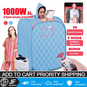 JF Portable foldable sauna box sauna tent vacuum facial steamer care Body steamer sauna steam bath