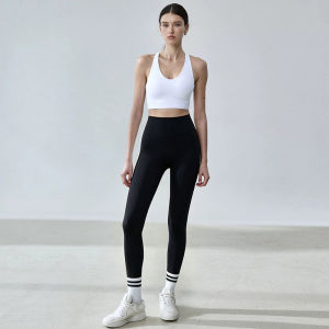 Anti-Shock Fixed-Cup Sport Bra for Summer Yoga Pilates Fitness Back Beauty Wearable