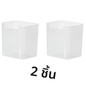 กล่องเก็บของข้างประตูตู้เย็น 2/4/8 ชิ้น กล่องจัดระเบียบอาหาร ผัก ผลไม้ในครัว กล่องพลาสติกสำหรับเก็บของจิปาถะ