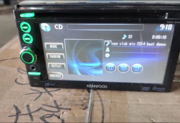 USED KENWOOD MDV-313 ORIGINAL JAPAN CAR CD DVD AUX USB RECEIVER