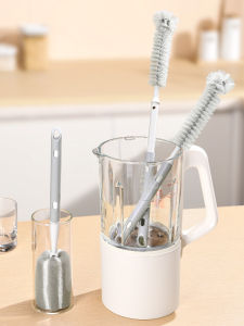 Home Use Extendable Long Handle Pot Bottom Brush Soy Milk Maker Special Cleaning Tool Multi-Function Long Handle Cup Mouth Cleaner Brush