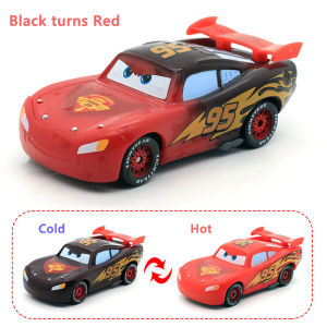 Takara Tomy | Pixar Cars Color Changing Toy Car Anime Figures Lightning McQueen Doc Hudson Metal Die Casting Model Childrens Birthday Gifts