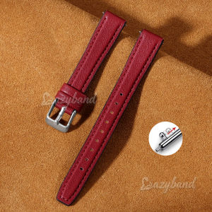 10mm 12mm Cow Leather WatchStrap Ultra-thin Wristbelt 14mm16mm New Silicone Band for SEIKO SSVW165 Women for Lola Rose with Tool